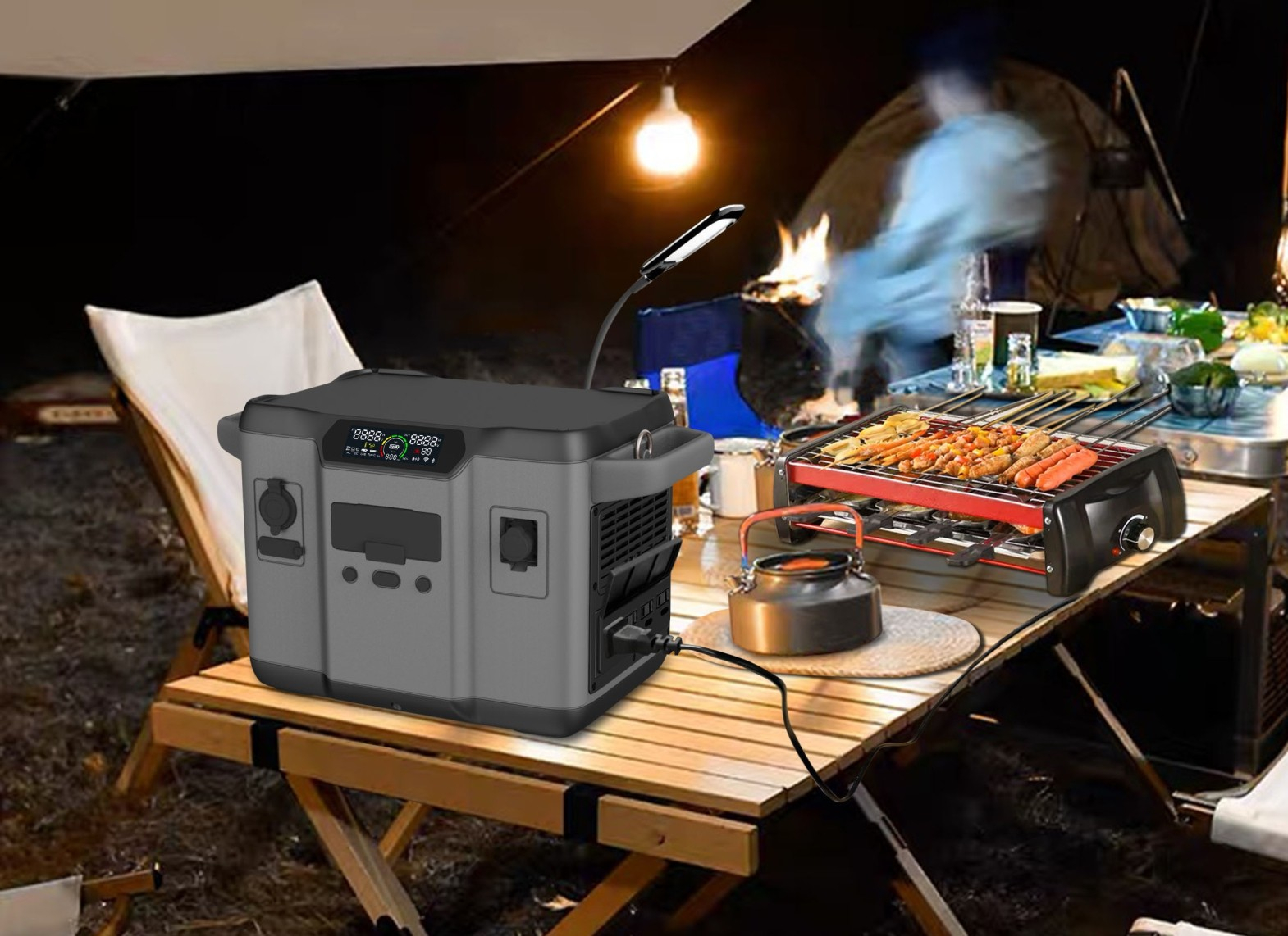 เครื่องกำเนิดพลังงานแสงอาทิตย์ประสิทธิภาพสูง 1200W สำหรับการชาร์จสำรอง