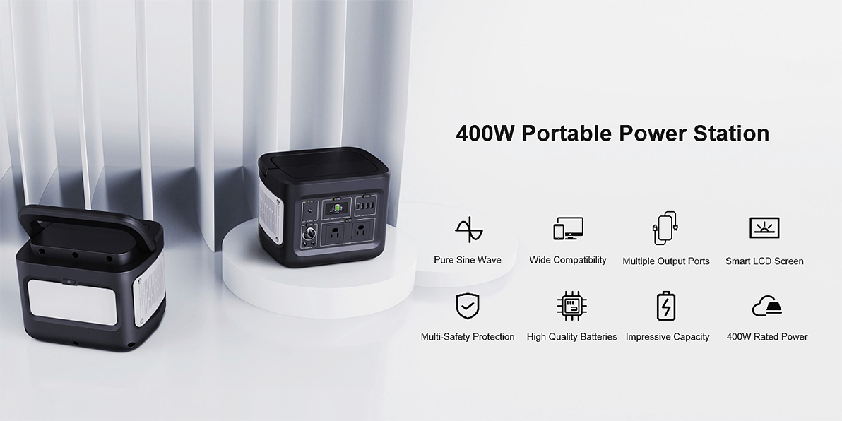 เครื่องกำเนิดไฟฟ้าพลังงานแสงอาทิตย์บำรุงรักษาฟรี 400W สำหรับการชาร์จ